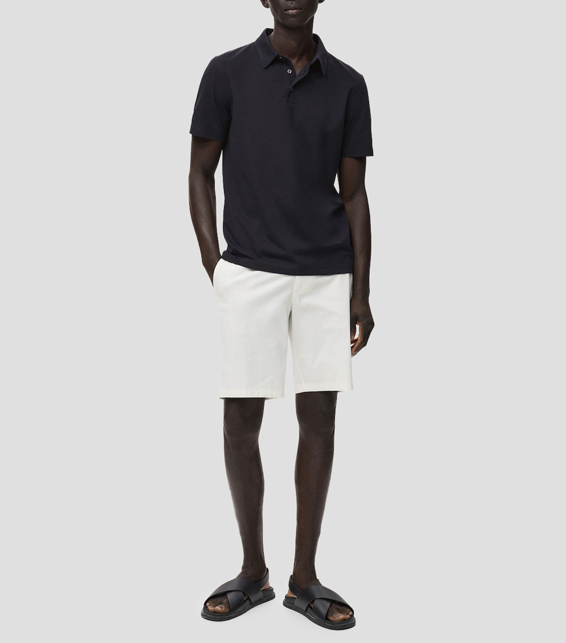 Playera Tipo Polo Manga Corta Hombre